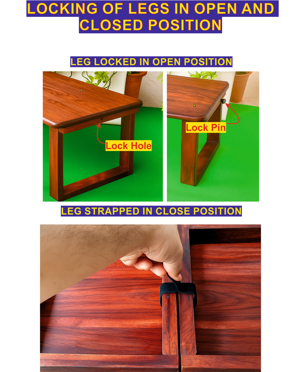 Plywood Bed table